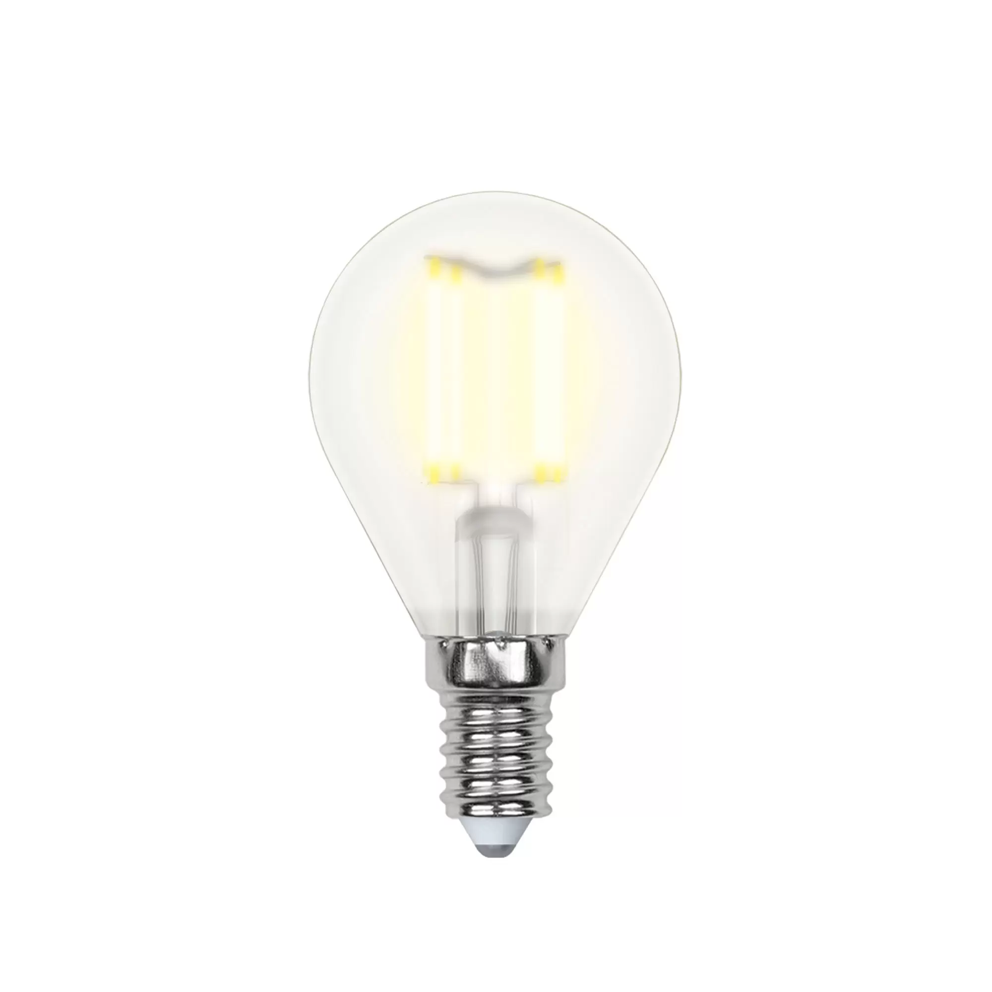 LED-G45-7,5W/WW/E14/CL GLA01TR Лампа светодиодная. Форма "шар", прозрачная. Серия Air. Теплый белый свет (3000K). Картон. ТМ Uniel, шк 4690485099093 